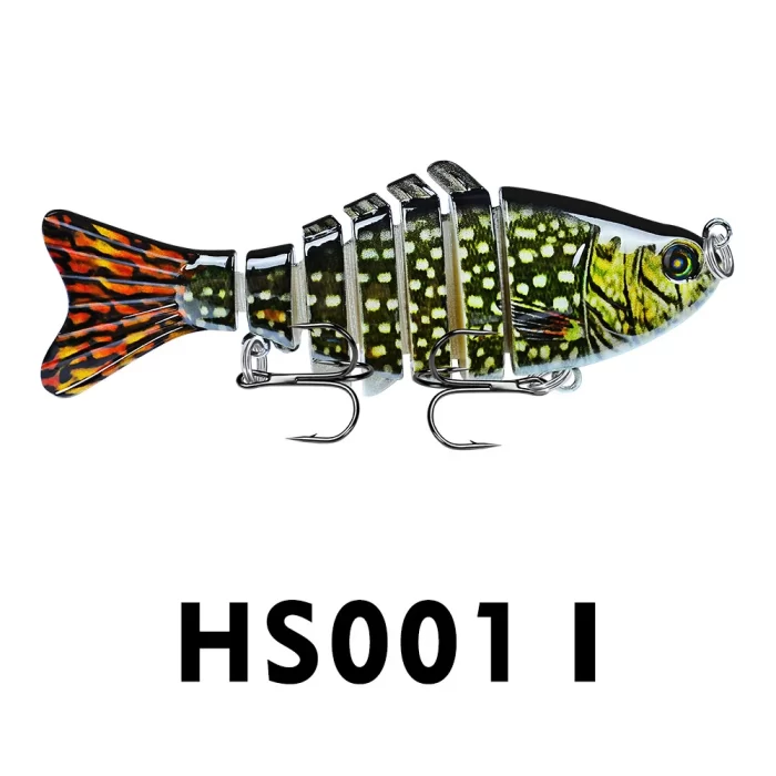Lifelike Fish-Shaped Segmented Fishing Lure Set - Realistic Fish Lures for Various Fishing Needs - Image 5