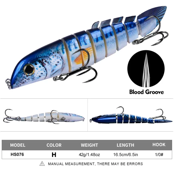 High-Quality Jointed Baitfish Lures for Freshwater & Saltwater Fishing | LureBolt - Image 3