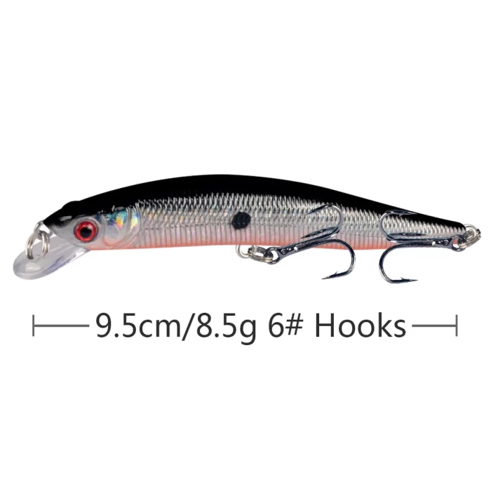 Multicolor Long Casting Deep Water Stickbait Lure Set | Ideal for Freshwater and Saltwater Fishing - Image 9