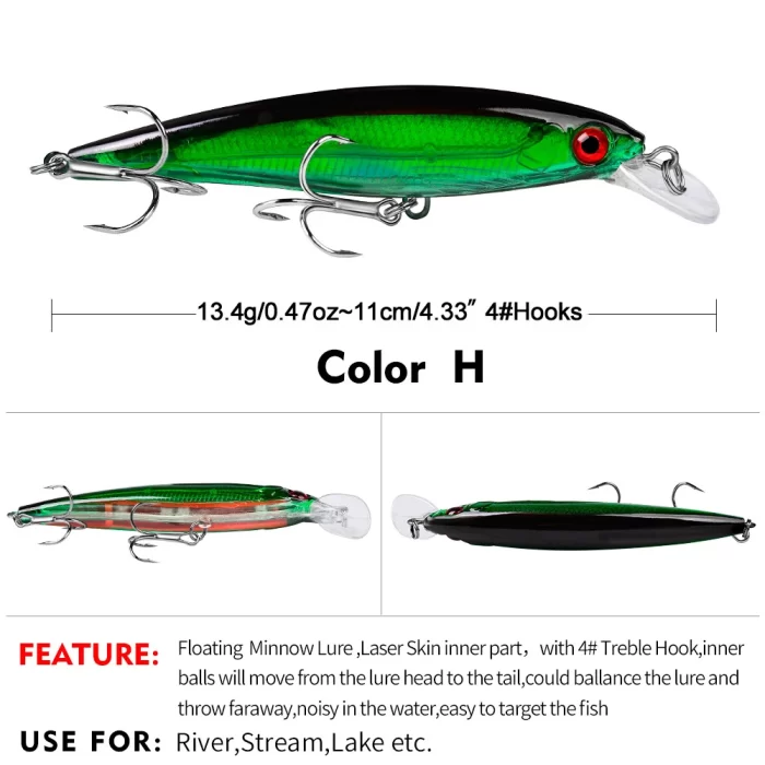 Bionic fish design with 6-color hooks & tri-joint action. Military-grade ABS for fresh/saltwater. Strike with precision. #LureBoltLureBait