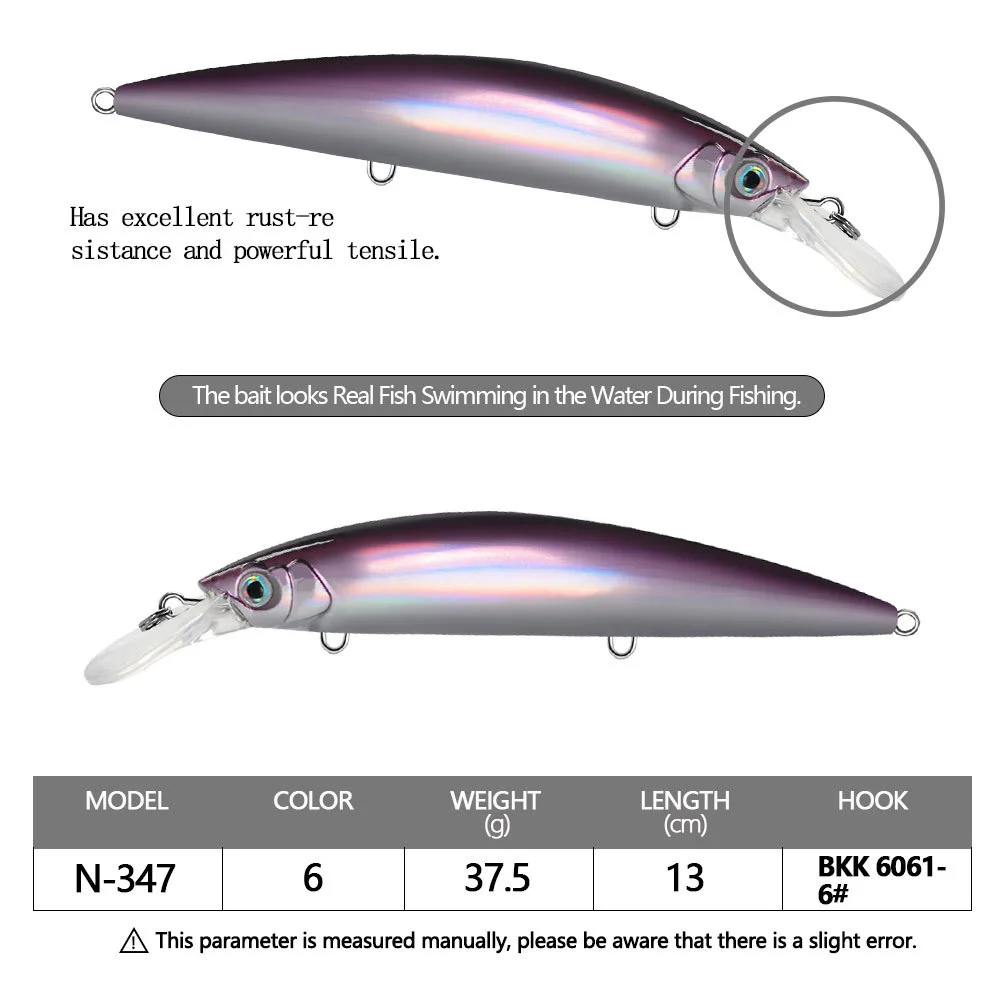  LureZ Bolt Fishing Lure in vibrant blue with silver highlights and strong hooks