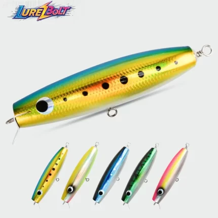 Shiny Metal Surface Stickbait Lure for Tuna, Marlin & Offshore Saltwater Casting