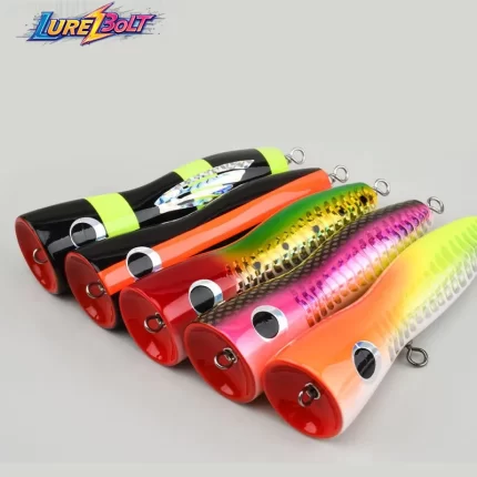 Large Popper Lures for Long Casts | Big Game Saltwater Fishing Bait