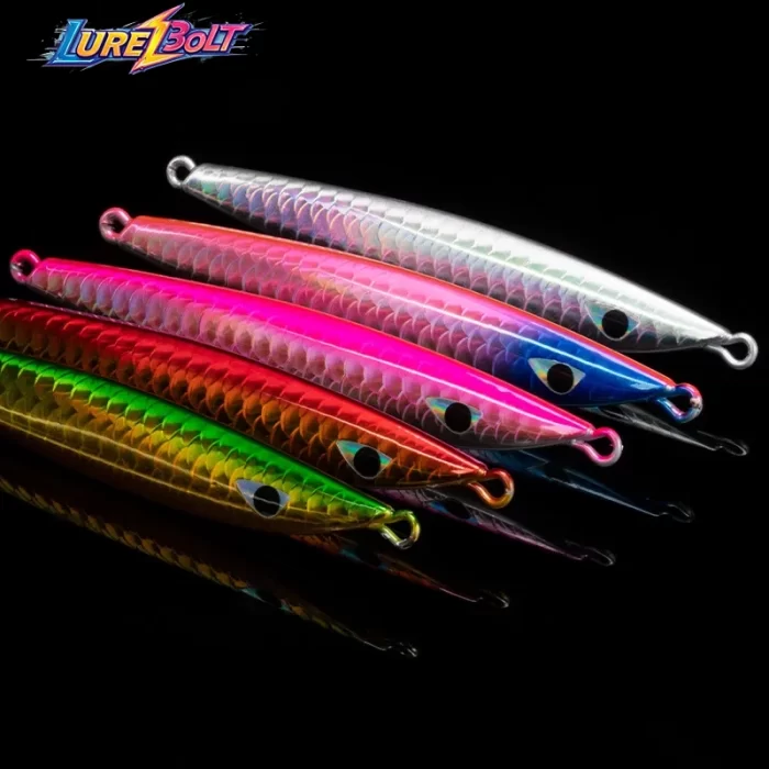 Reflective Metal Jig Lure – Deep Sea Glow Jig for Tuna, Snapper & Grouper