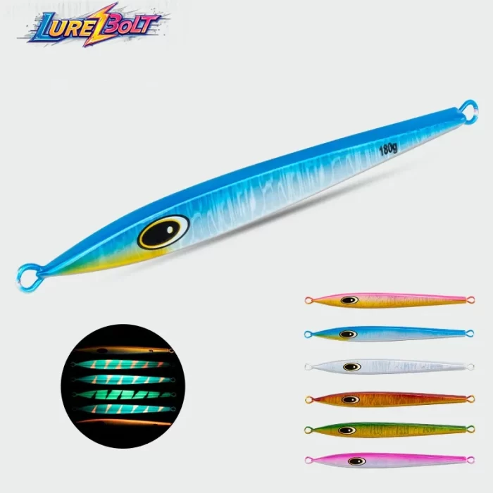 Long Glow Speed Jig – Fast Drop Metal Lure for Tuna & Deep Sea Fishing
