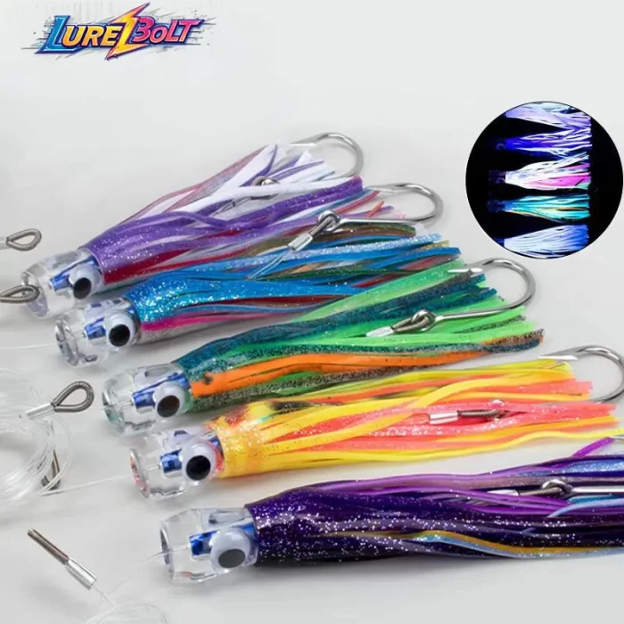 Luminous Octopus Trolling Lure | Perfect for Tuna and Big Game Fishing