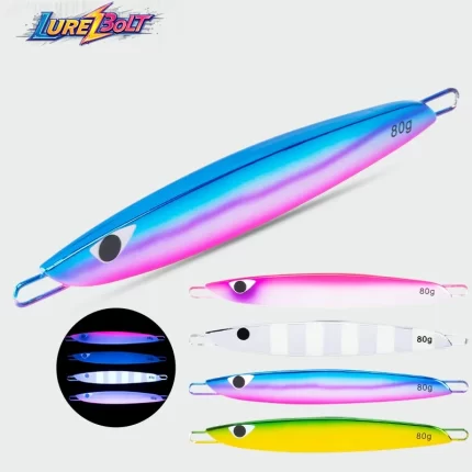 Glow Fish-Eye Metal Jig Lure | Ideal for Deep Sea Jigging Fishing