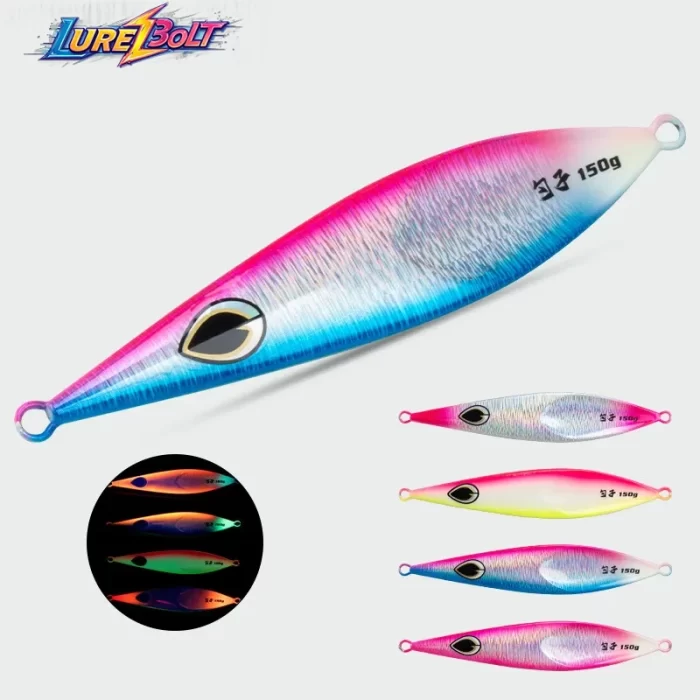 Glow Metal Slow Jig Lure – Best Deep Sea Jigging Bait for Saltwater Giants