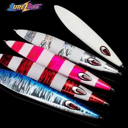 Luminous Metal Jig Lures for Deep Sea Fishing Multicolor