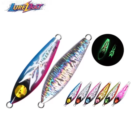 Glow Pattern Metal Jig Lure for Deep Sea Slow Pitch Jigging