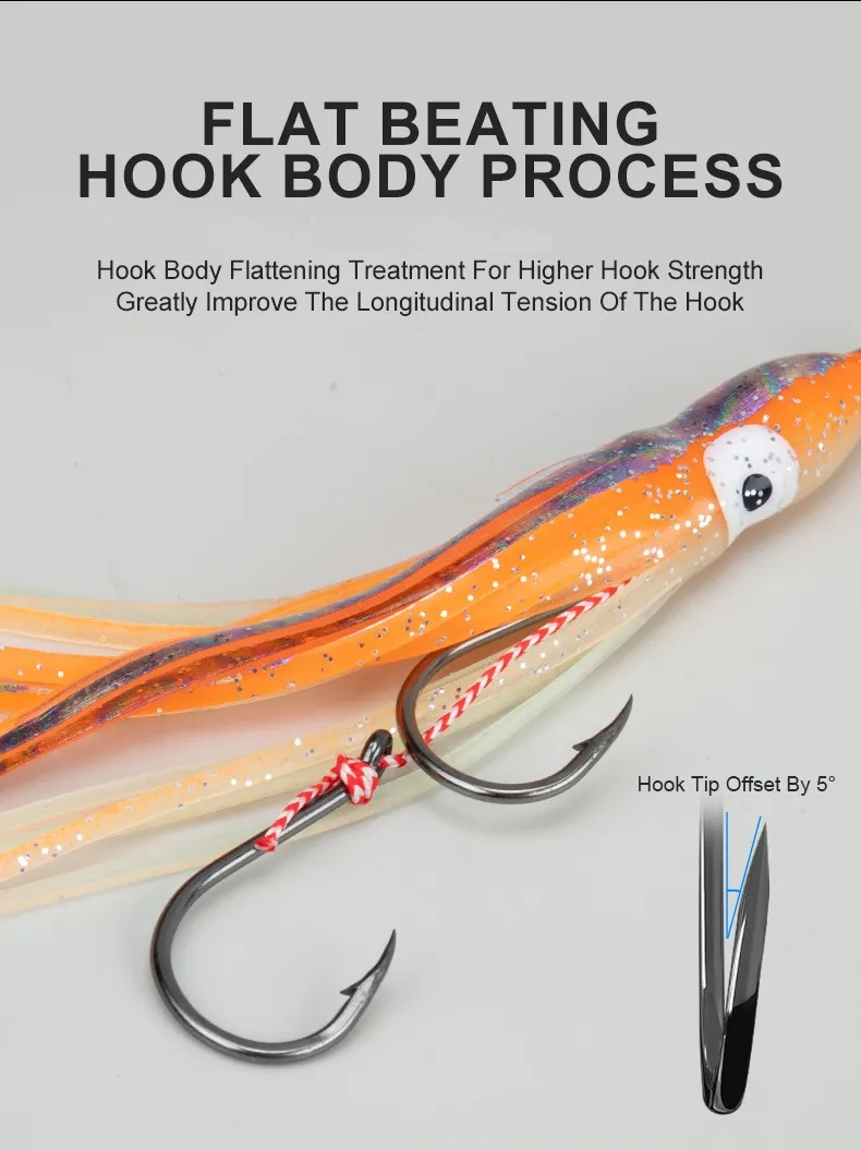 Color showcase highlighting the various lure colors