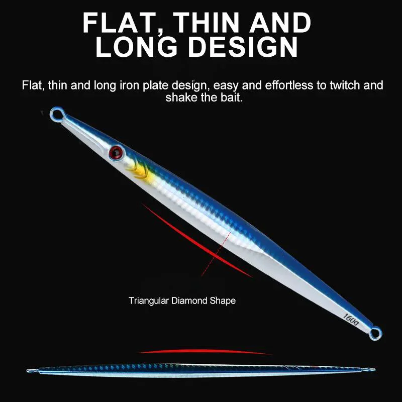 Product features and detailed design of the JIG5 sinking jig.
