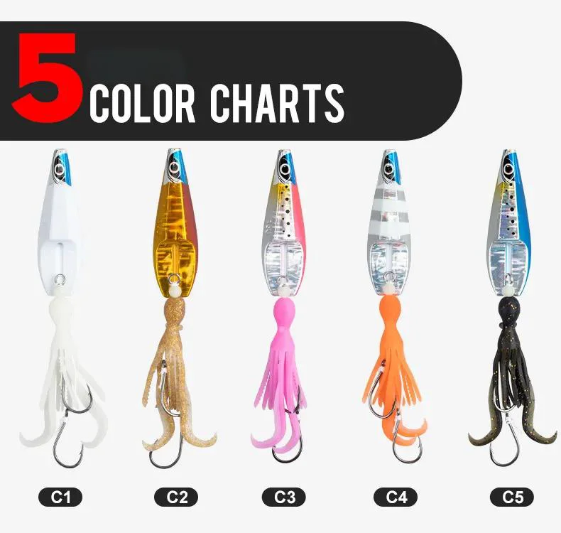 Display of 5 Rock Hopper color variants: Glow, Red Gold, Pink Sardine, Glow Zebra, Sardine