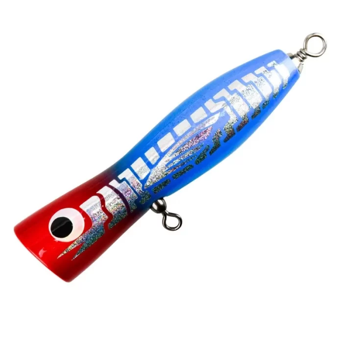Wooden Floating Popper Sea Fishing Lure | High Buoyancy for Upper & Mid-Water Fish - Image 2