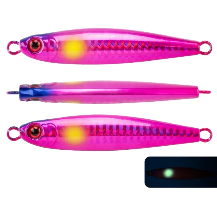Slow Jigging Glow Metal Jig – Wide Body Deep Sea Lure for Big Game Fish - Image 2