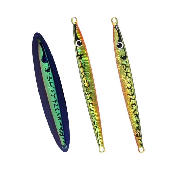 Camouflage Metal Jig Lure for Slow Pitch Deep Sea Fishing – Glow-in-the-Dark Multi-Color Options - Image 2