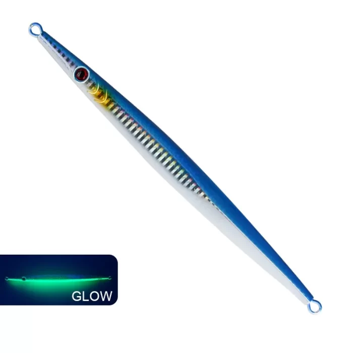 Glow in the Dark Slow Jigging Metal Jig | Luminous Jig for Deep Sea Fishing - Image 2