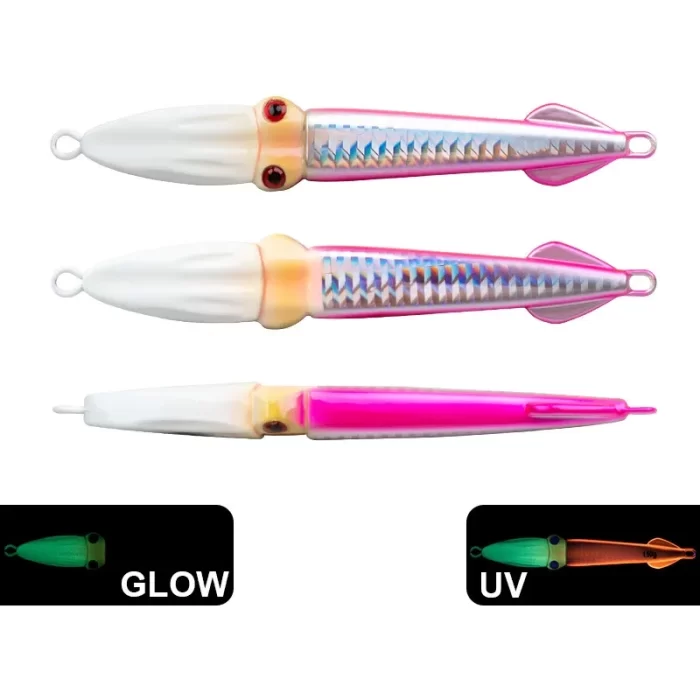 Glow Squid Metal Jig Sea Fishing Lure | Realistic Design & Strong Attraction - Image 2