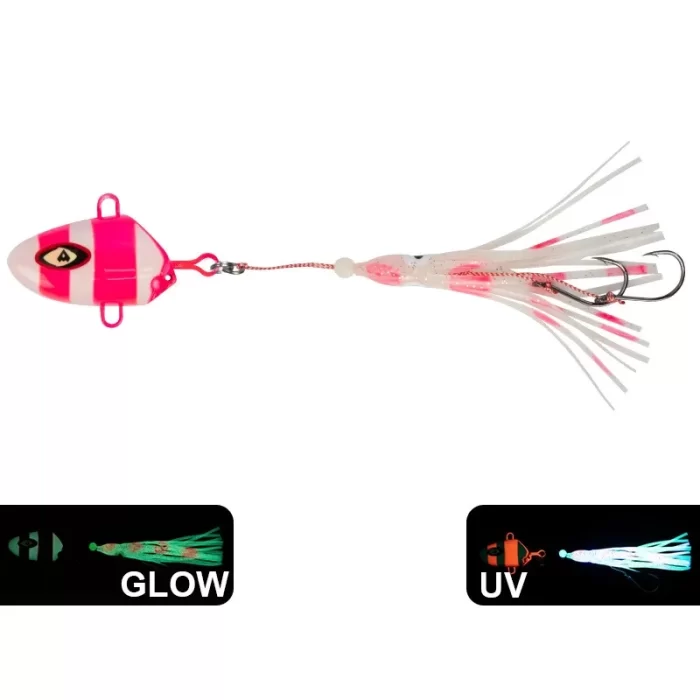 High-Visibility Glow in the Dark Squid Metal Jig – Best Choice for Deep Sea Night Fishing - Image 2