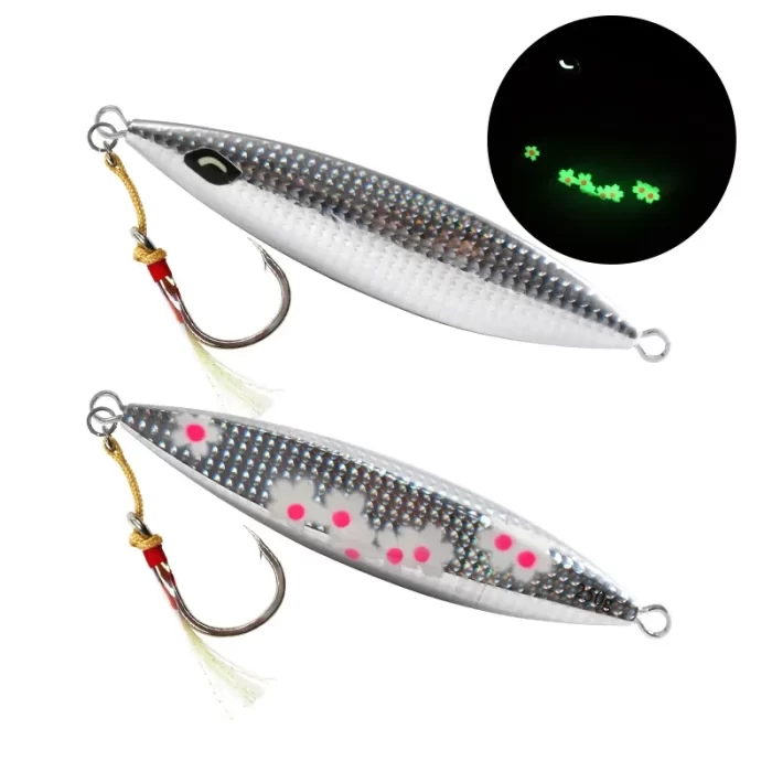 Sakura Flower Luminous Jig | Metal Slow Pitch Lure for Deep Sea Fishing - Image 2