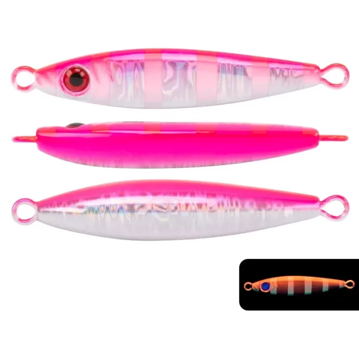 Glow in the Dark Metal Jig Lure for Saltwater Fishing - Multi-color - Image 2