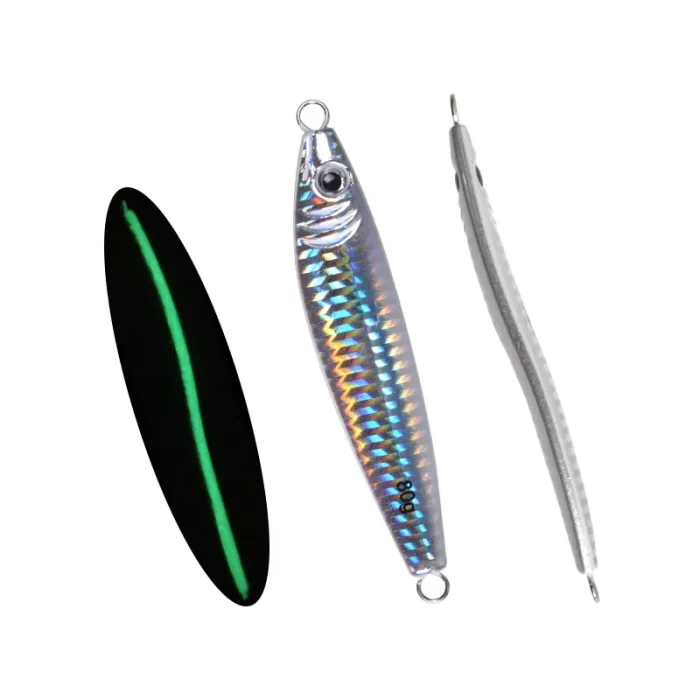 Glow Metal Jig Lure for Fast Sinking Saltwater Fishing | LureBolt Multi-color - Image 2