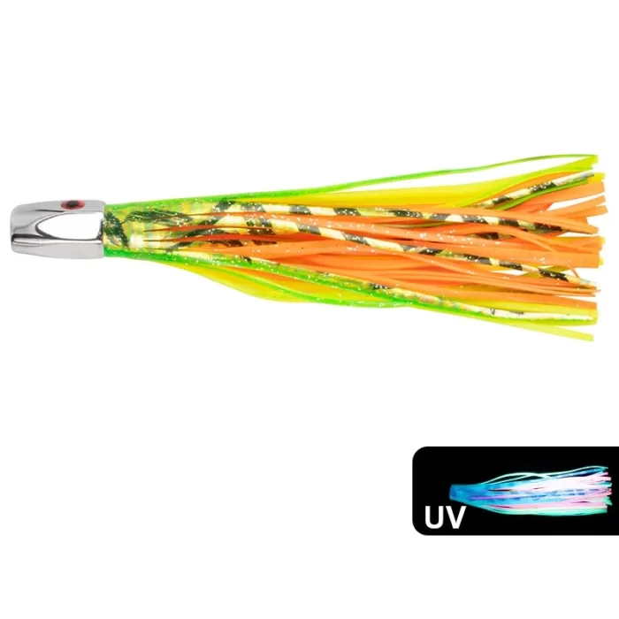 Night Fishing Luminous Metal Head Squid Skirt Lure for Deep Sea - Image 3