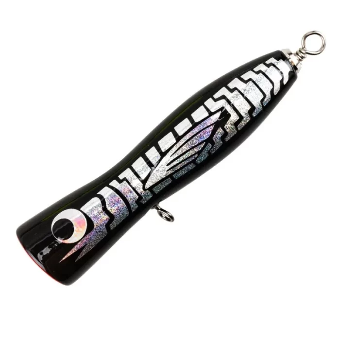 Wooden Floating Popper Sea Fishing Lure | High Buoyancy for Upper & Mid-Water Fish - Image 3
