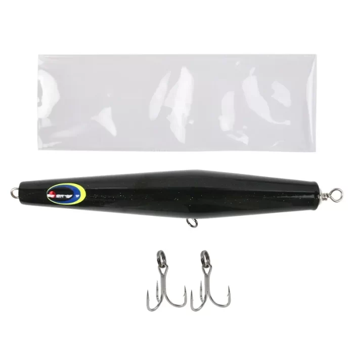 Floating Wooden Topwater Splashing Lure for Saltwater Fishing – Attract Big Game Strikes - Image 3