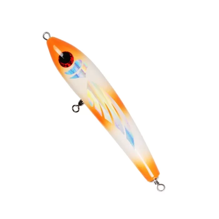 Luminous Floating Wooden Lure – 90g 23cm Long Casting Popper for Tuna & GT - Image 3