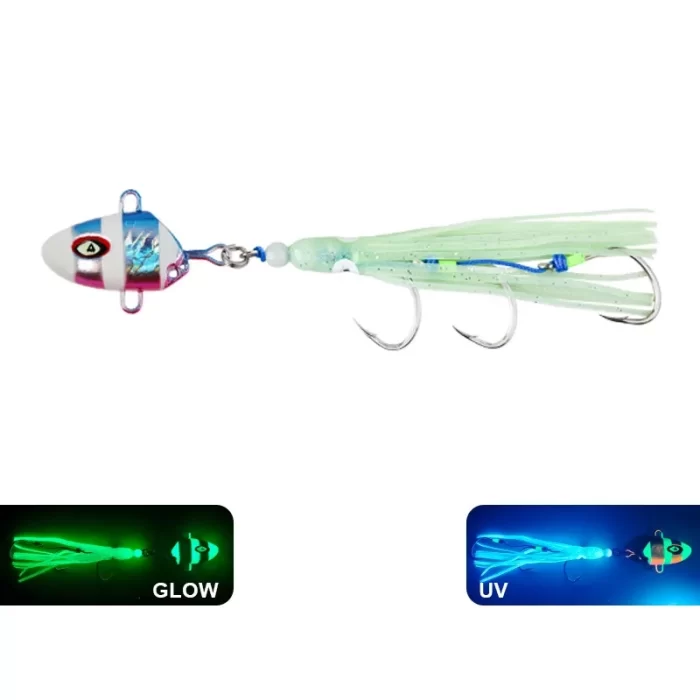 Colorful Metal Slow Jig Lures for Saltwater Fishing with Reflective Finish - Image 3