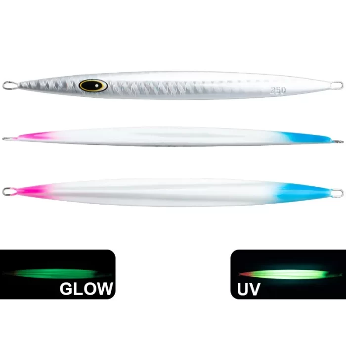 Striped Luminous Slow Jigging Metal Lure for Deep Sea Fishing - Image 3