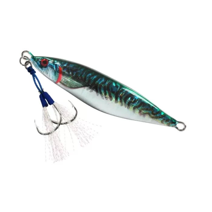 Lifelike Fish Shape Glow Metal Jig｜Top Slow Pitch Jigging Lure for Saltwater & Boat Fishing - Image 3
