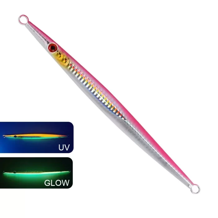 Glow in the Dark Slow Jigging Metal Jig | Luminous Jig for Deep Sea Fishing - Image 3