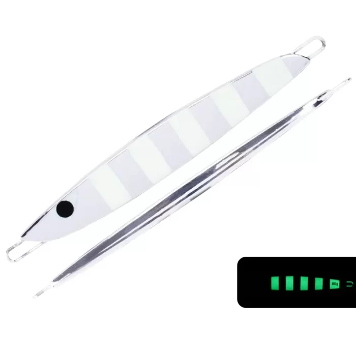 Glow Fish-Eye Metal Jig Lure | Ideal for Deep Sea Jigging Fishing - Image 3