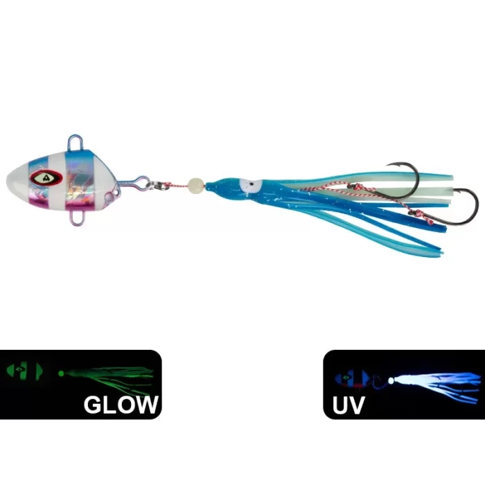 High-Visibility Glow in the Dark Squid Metal Jig – Best Choice for Deep Sea Night Fishing - Image 3