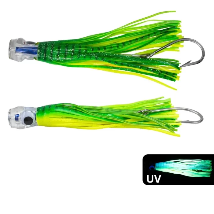 Luminous Squid Skirt Trolling Lure for Tuna, Marlin & Big Game Saltwater Fishing - Image 3