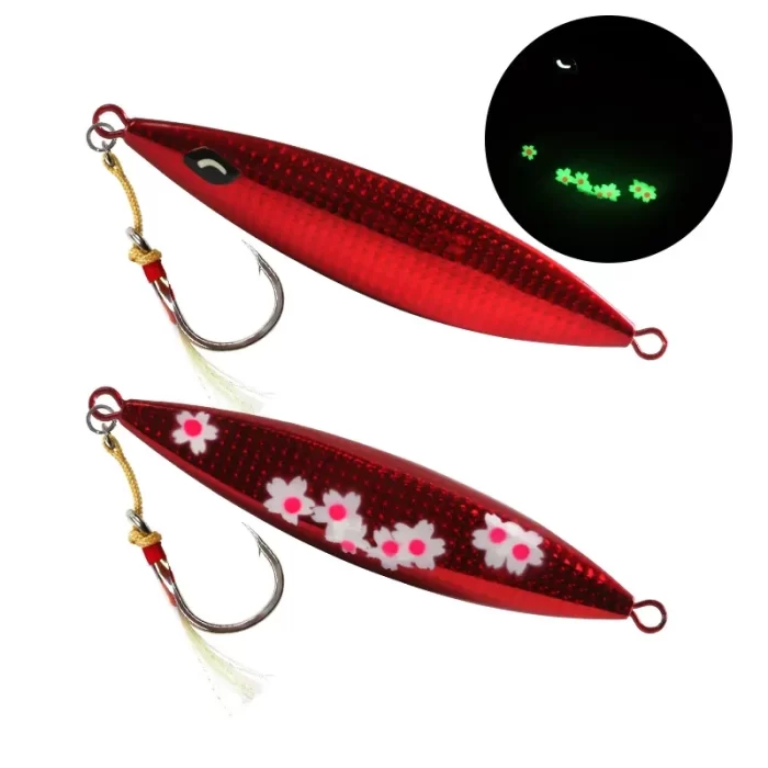 Sakura Flower Luminous Jig | Metal Slow Pitch Lure for Deep Sea Fishing - Image 3