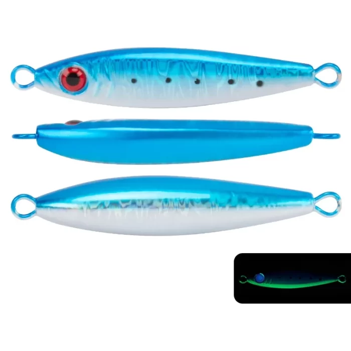 Glow in the Dark Metal Jig Lure for Saltwater Fishing - Multi-color - Image 3