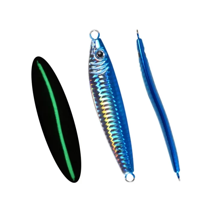 Glow Metal Jig Lure for Fast Sinking Saltwater Fishing | LureBolt Multi-color - Image 3
