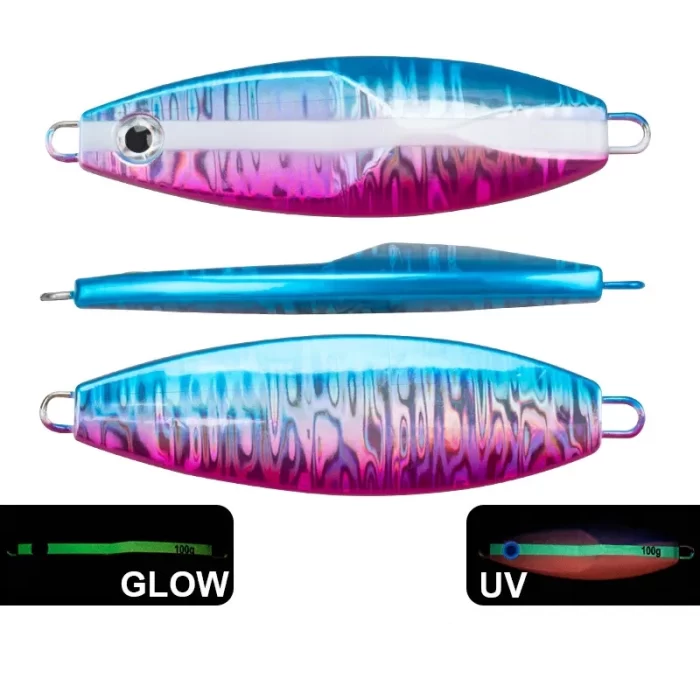 Luminous Slow Jigging Metal Jig Lure for Deep Sea Night Fishing - Image 3