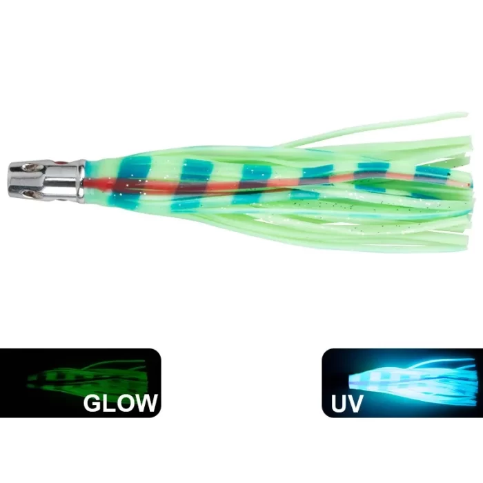 Multicolor Luminous Metal Head Skirted Squid Fishing Lure Bait for Saltwater and Big Game - Image 4