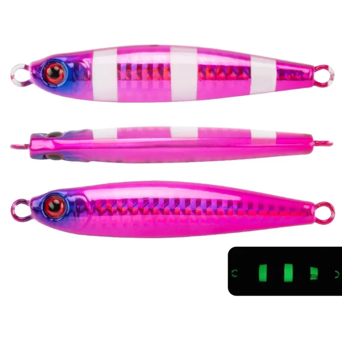 Slow Jigging Glow Metal Jig – Wide Body Deep Sea Lure for Big Game Fish - Image 4