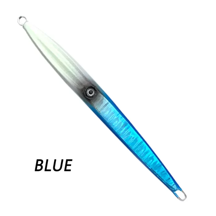 Laser Reflective Slim Metal Jig Lure with Glow Effect for Deep Sea Slow Jigging – Multi-color Options - Image 4
