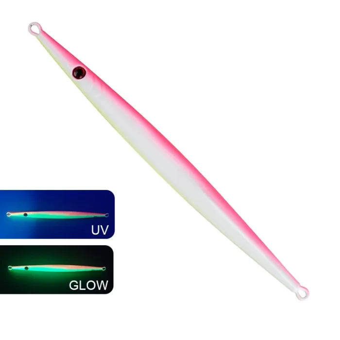 Glow in the Dark Slow Jigging Metal Jig | Luminous Jig for Deep Sea Fishing - Image 4