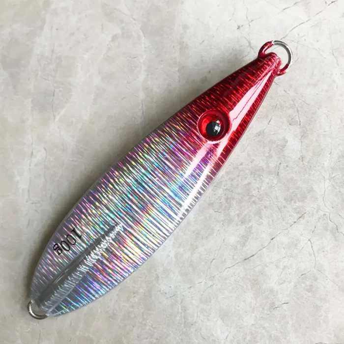 Colorful Metal Slow Jigging Lure | High Shine Jig for Deep Sea Boat Fishing - Image 4