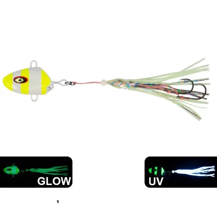 High-Visibility Glow in the Dark Squid Metal Jig – Best Choice for Deep Sea Night Fishing - Image 4