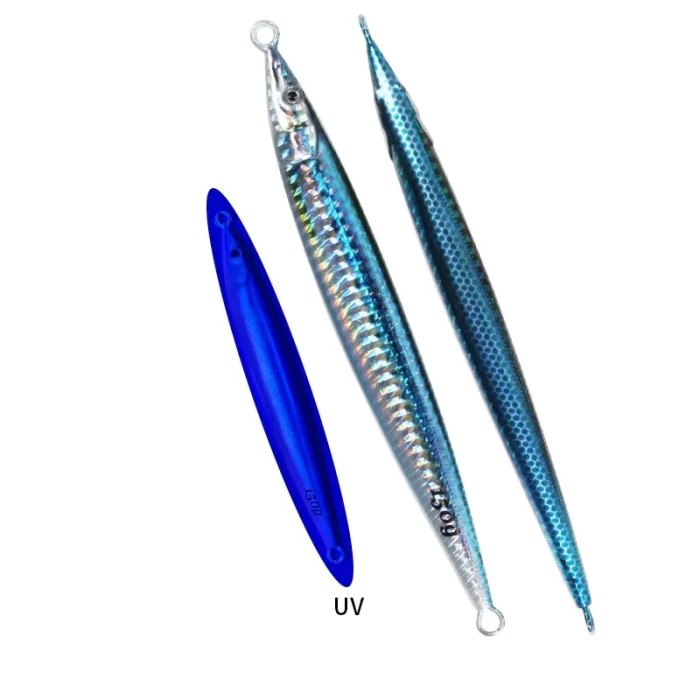 Streamlined Luminous Metal Jig with Scale Pattern for Slow Jigging - Image 4