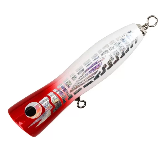 Wooden Floating Popper Sea Fishing Lure | High Buoyancy for Upper & Mid-Water Fish - Image 5