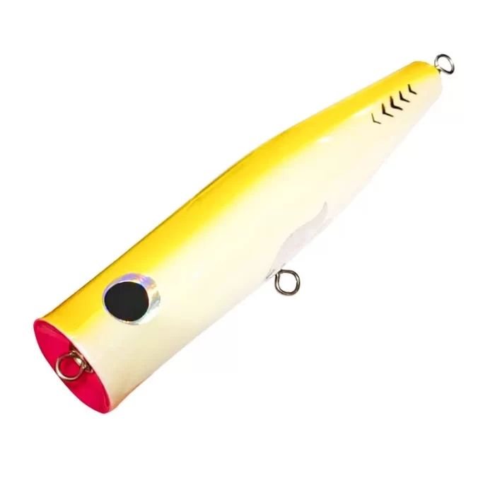 Handmade Wooden Fishing Lure | Strong Wire Construction GT Popper for Saltwater - Image 5